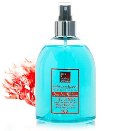 Bleu Marine CoralLine Expert – Почистващ и ревитализиращ тоник за лице с червени водорасли, син и бял лотос – 200 мл
